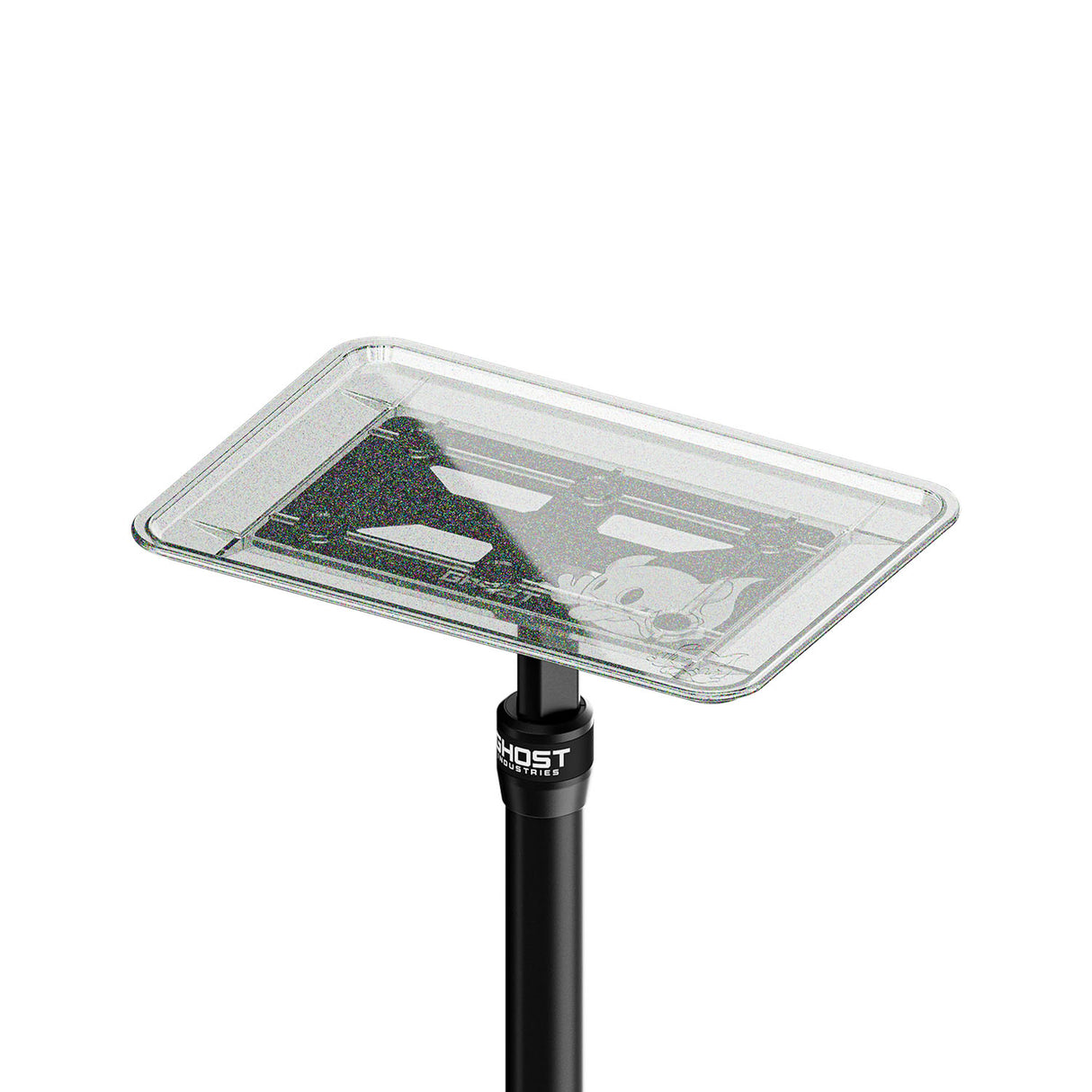 Ghost Tray Top Travel Tray Base Full System, compact and portable with sleek design, ideal for organizing on the go.