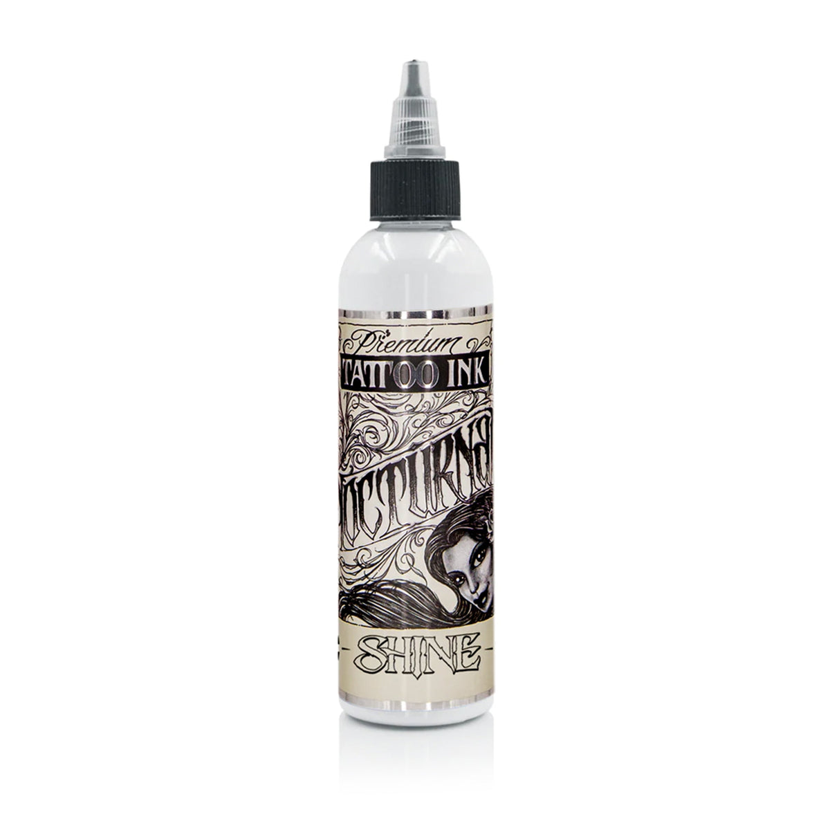 Nocturnal Shine White Legacy — botella sobre fondo blanco, ejemplo de envase de la familia