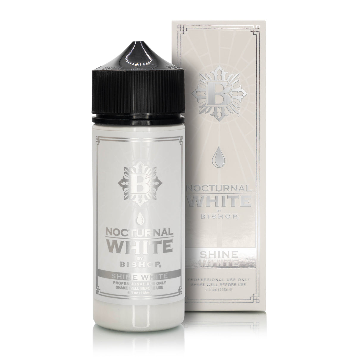 Nocturnal By Bishop Shine White 118ml — botella con caja