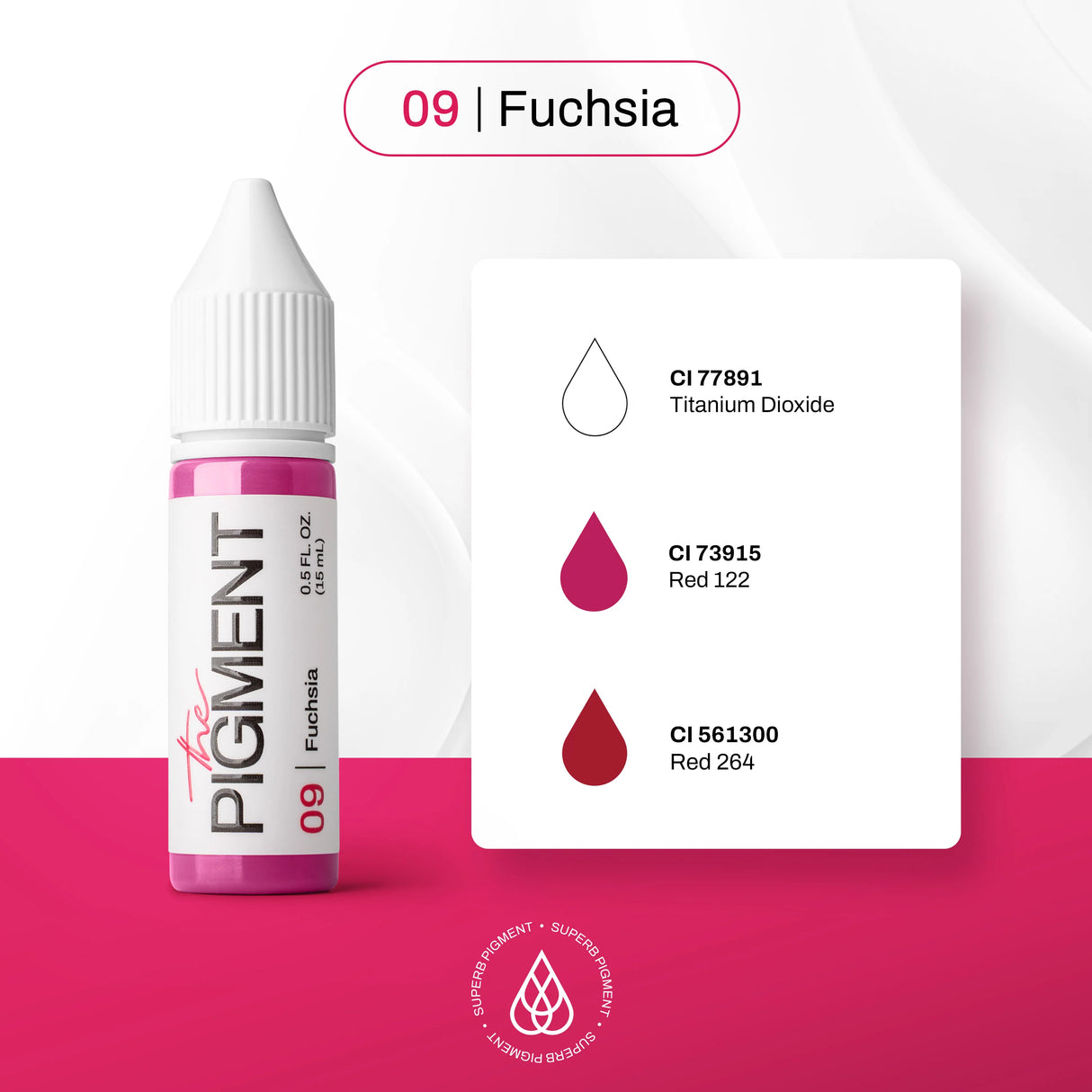 The Pigment 09 Fuchsia Pigment (15ml)