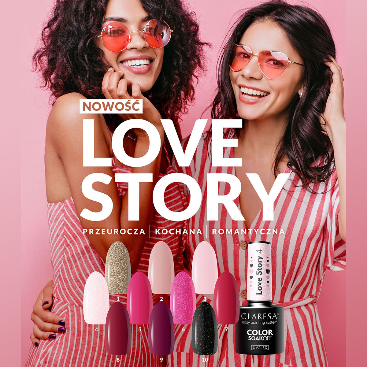 CLARESA LOVE STORY Hybrid Polish 4 - 5g - BVShop