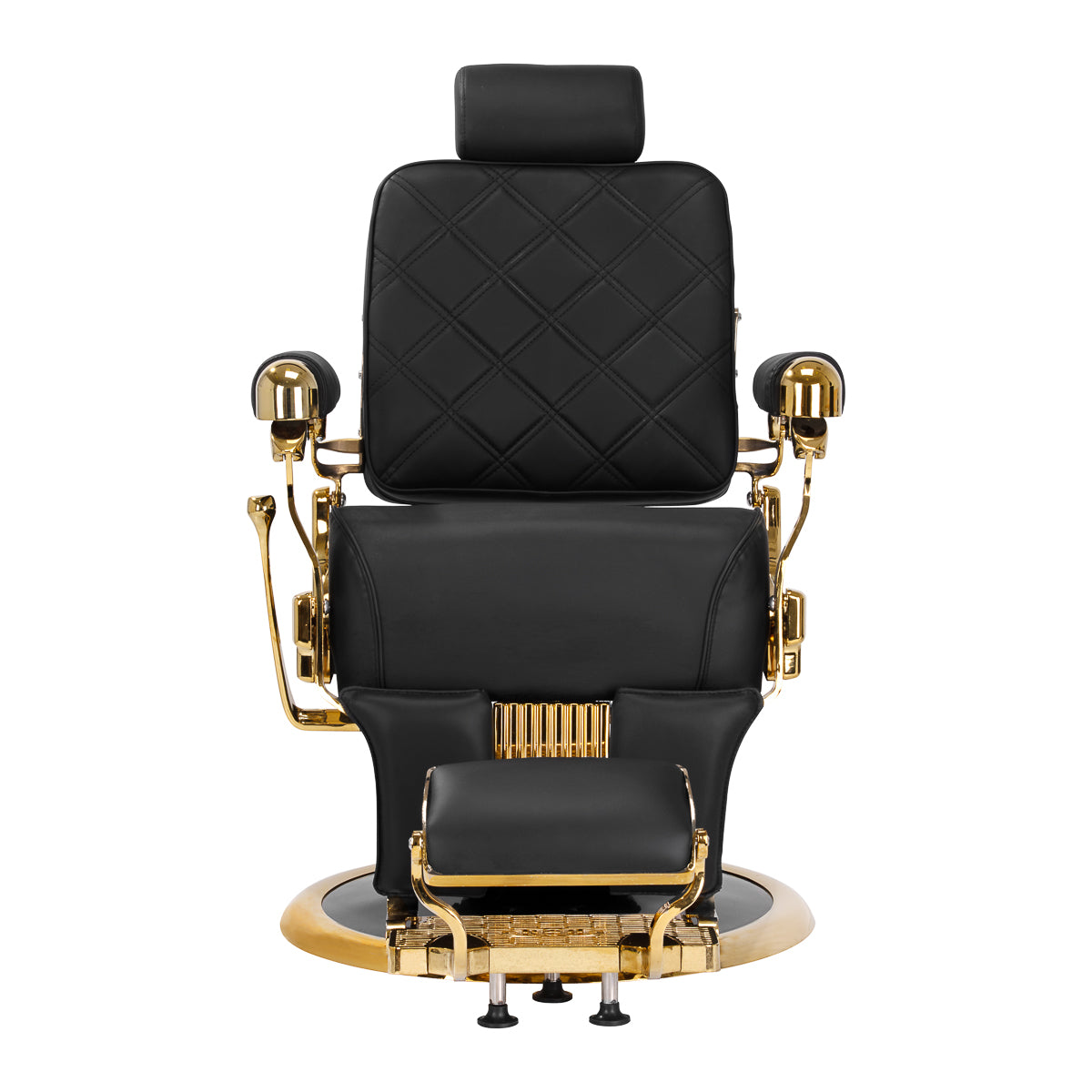 Barber chair Gabbiano Leonardo Gold Black - BVShop