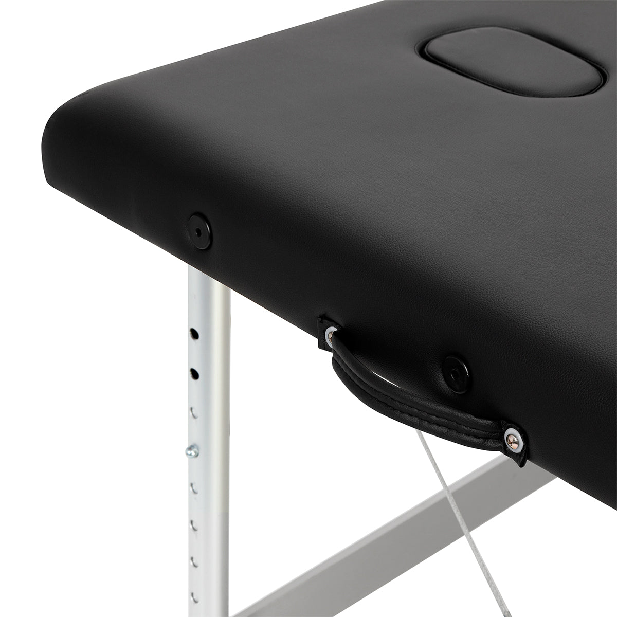 BALANCE aluminium folding massage table 3 segment black - BVShop