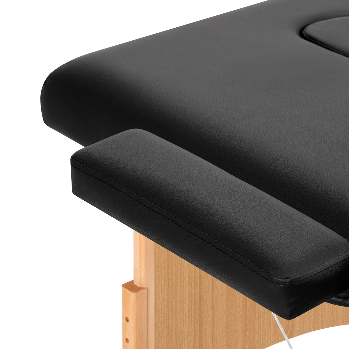 BALANCE wooden folding massage table 3 segment 190x70 black - BVShop