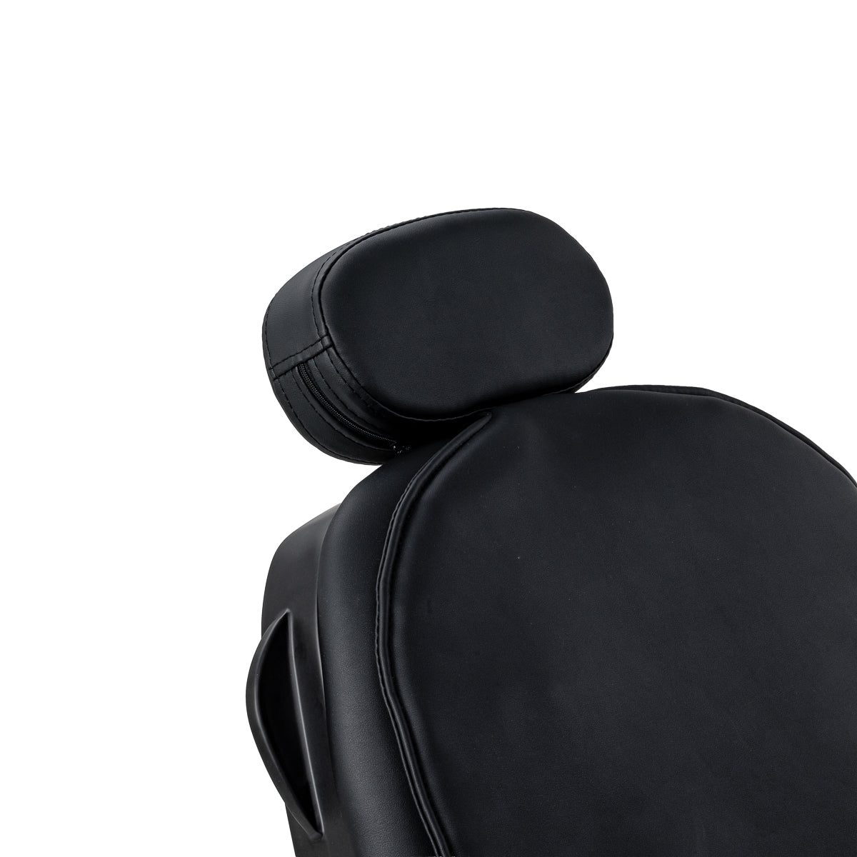 Gabbiano Francesco Sillón De Barbería Con Masaje – Negro, Base Negra · Reposacabezas