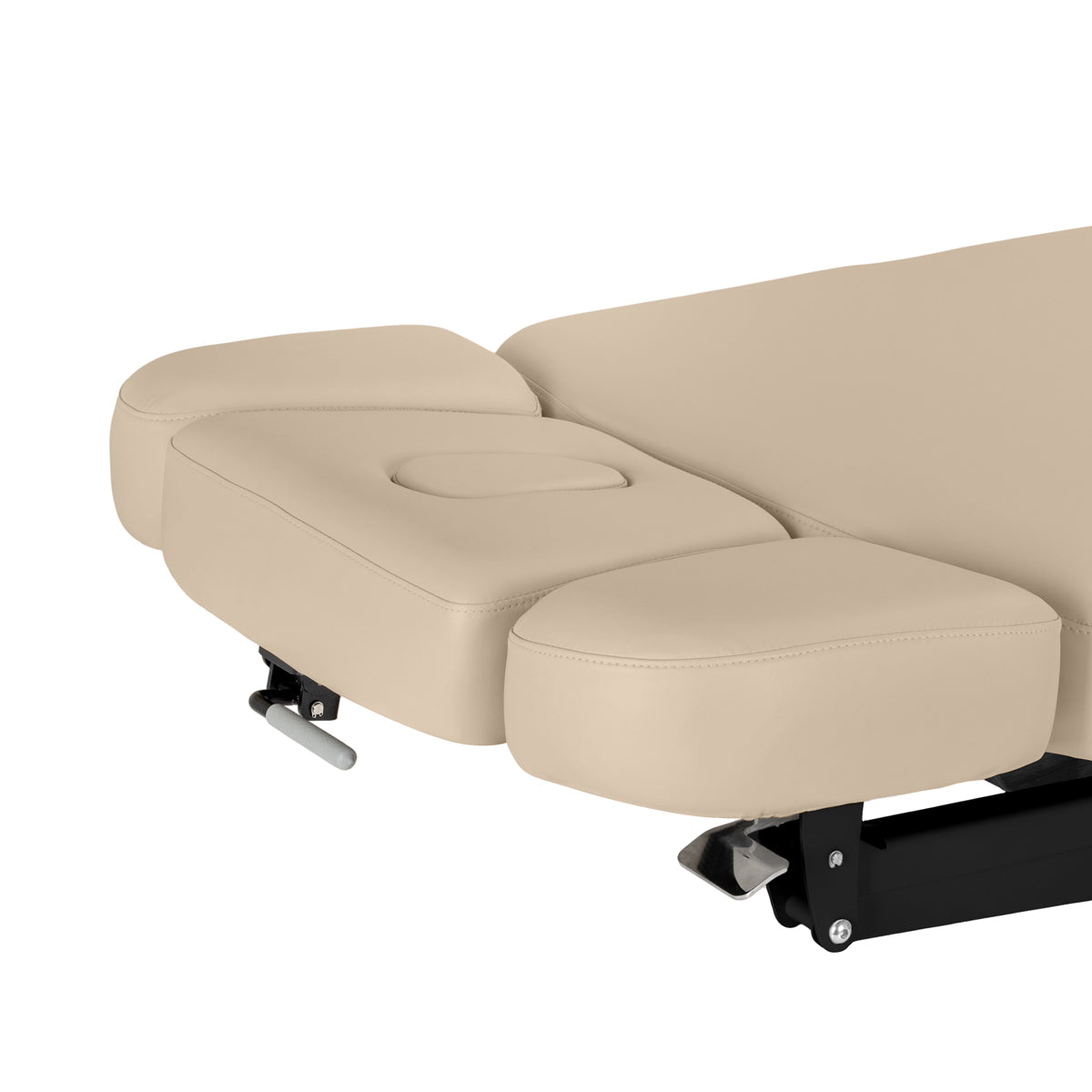 Camilla SPA Eléctrica Sillon Relax – Beige, Base Negro · Laterales del reposacabezas