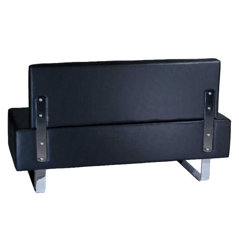 2-Kanapa do poczekalni Messina BD-6713 czarna-2