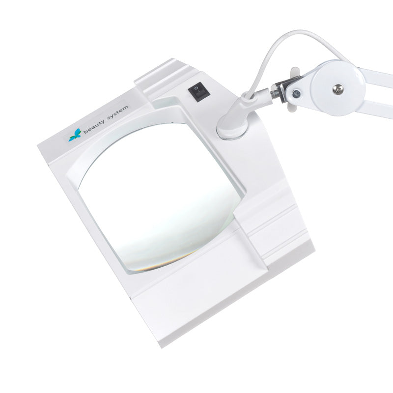 Beauty System BN-208L LED lamp with tripod and built-in magnifying loupe for detailed skincare or beauty treatments.