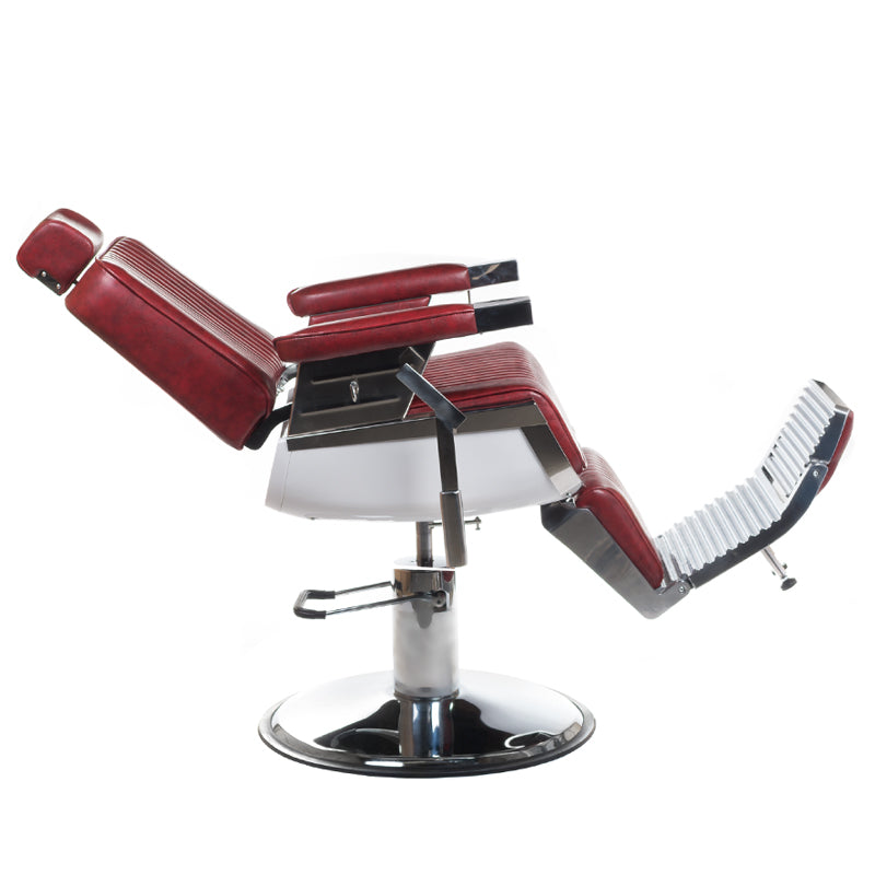 Barber Chair LUMBER BH-31823 Burgundy - BVShop