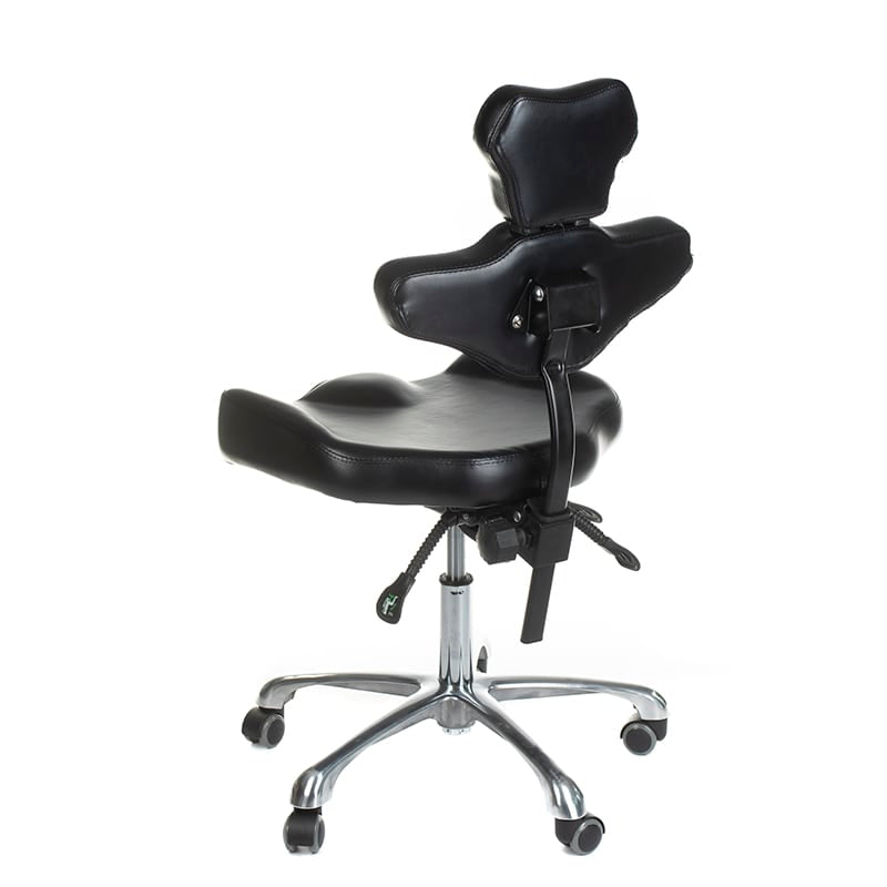 Tattoo Artist swivel stool with back MIKA INKOO - BVShop