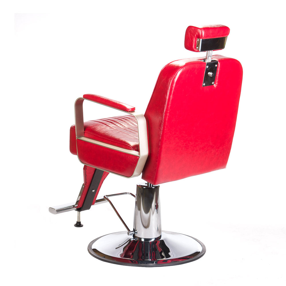 Fotel barberski HOMER BH-31237 Red - BVShop