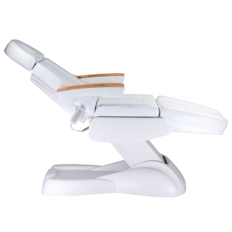 Fotel kosmetyczny elektryczny LUX BW-273B-4 White - BVShop