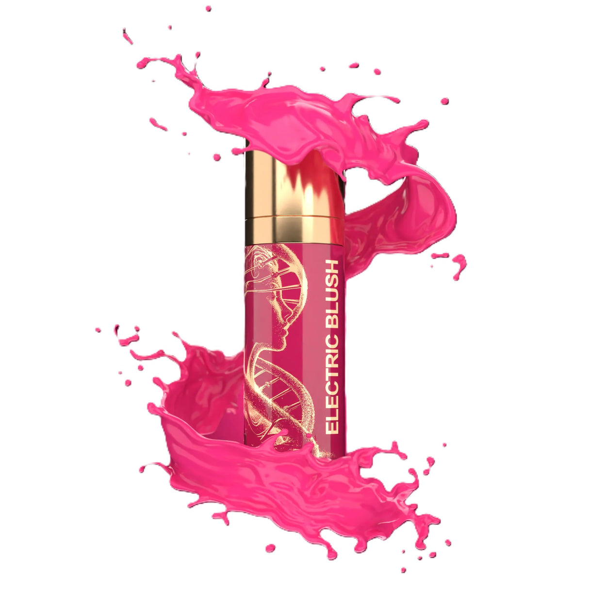 BROW DADDY × DNA Pigments Colección Oro Labios Rubor Eléctrico