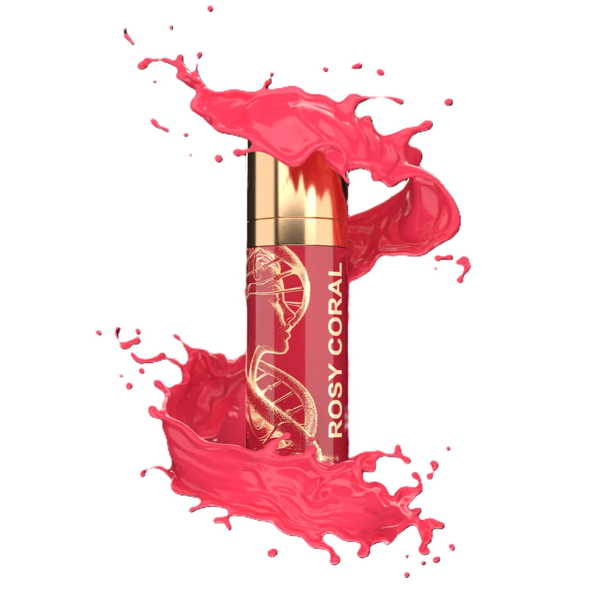 BROW DADDY × DNA Pigments Colección Oro Labios Coral Rosado