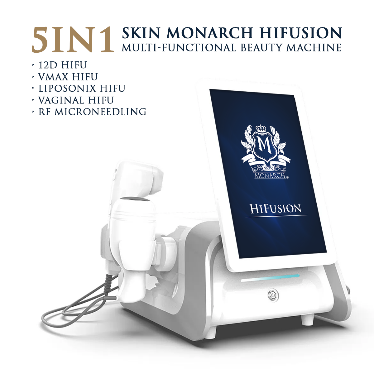 Máquina Multifuncional HIFU Skin Monarch 5 en 1