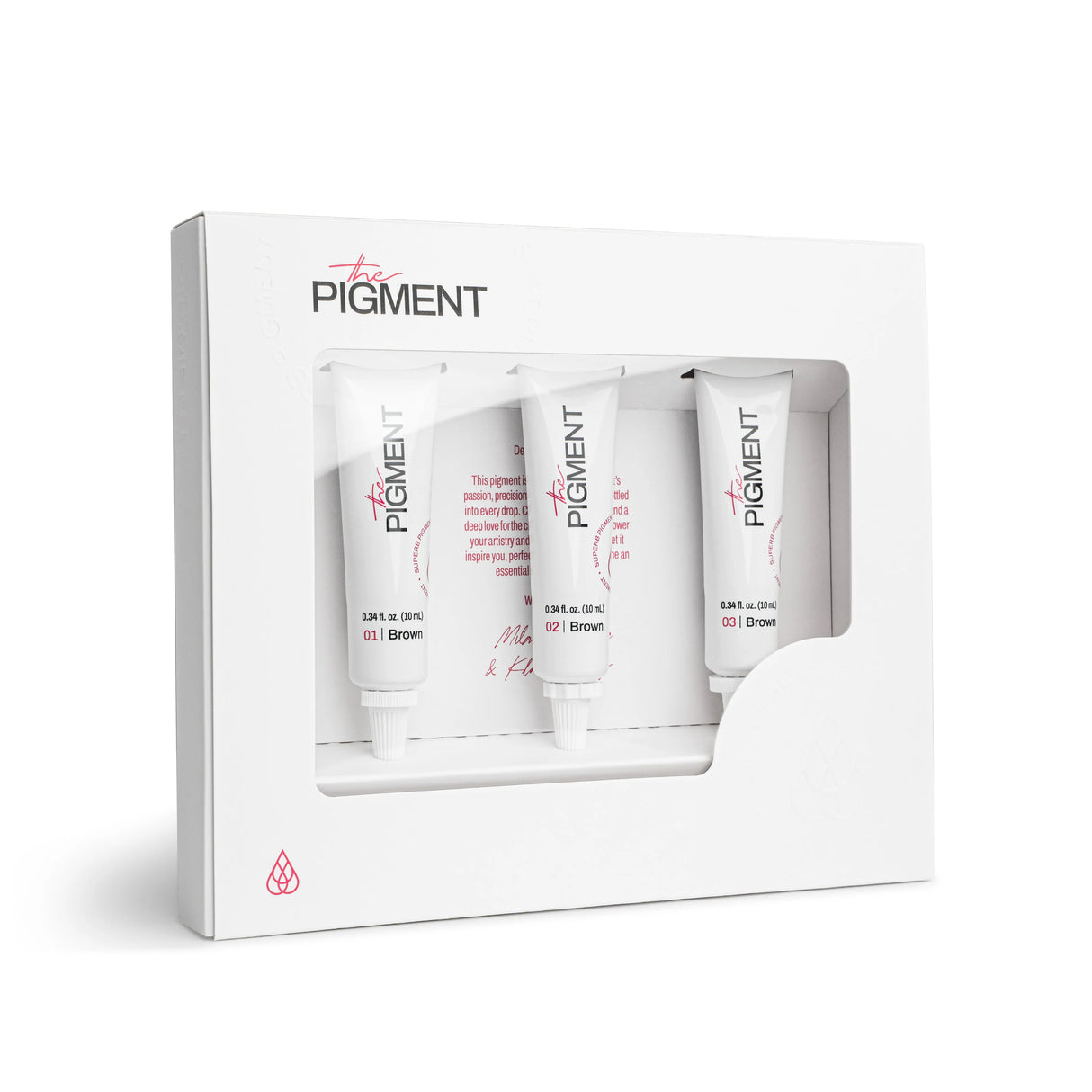 La colección de pigmentos para microblading The Pigment 3x10ml