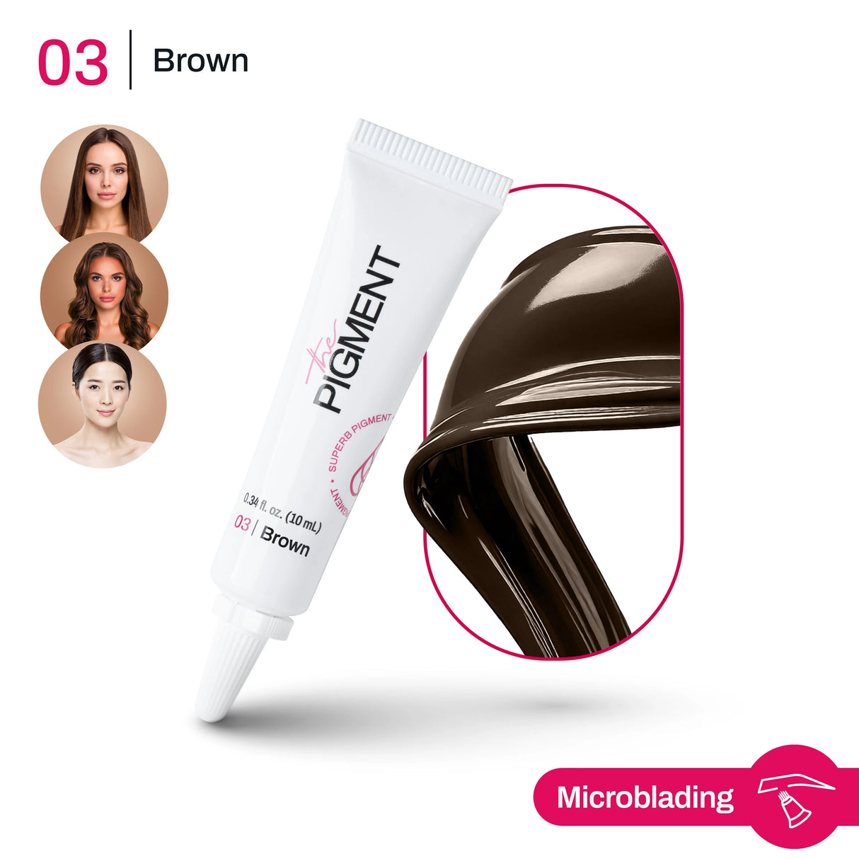 The Pigment Microblading Brown 3 Pigmento 10ml