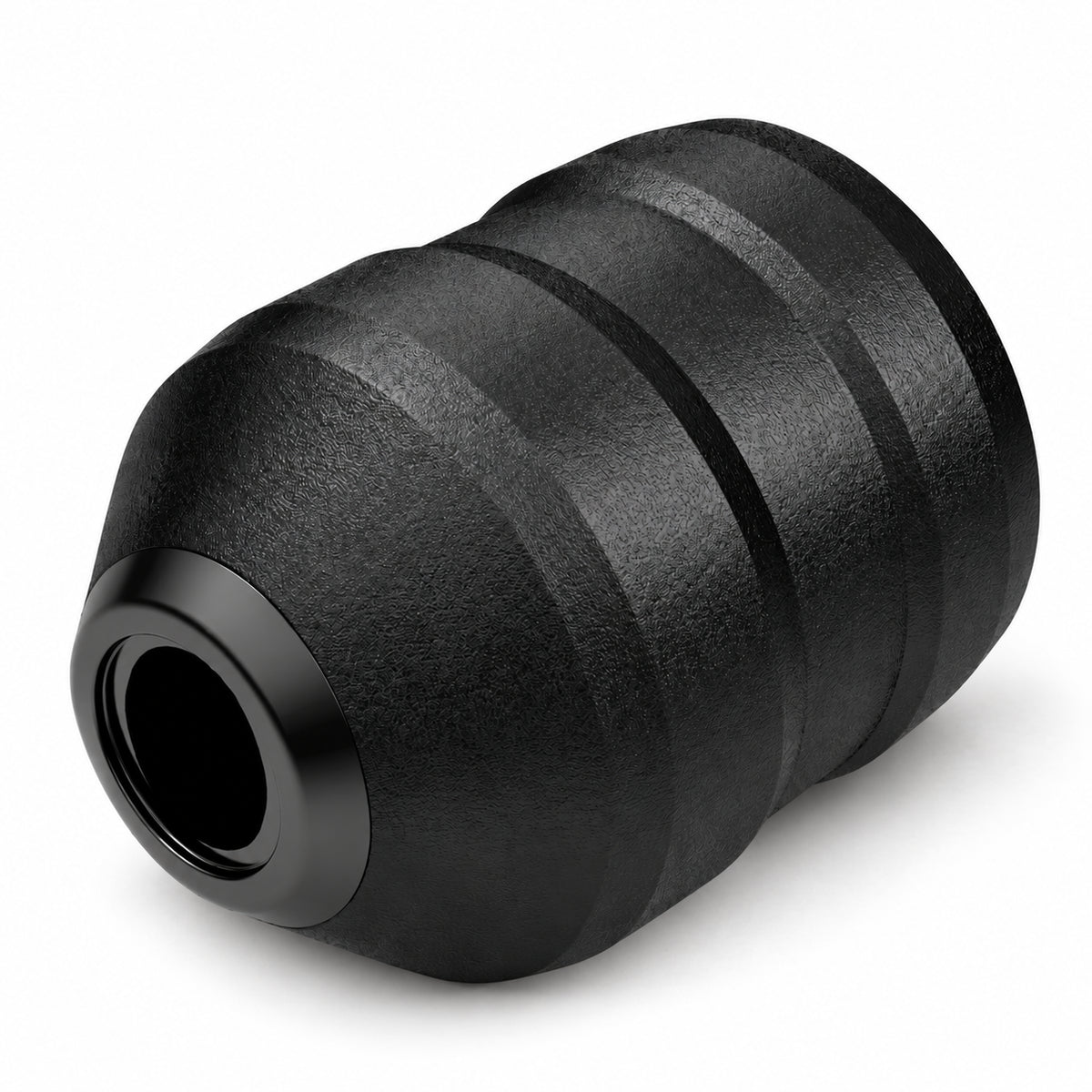 ACUS M1 Grip Plus Empuñadura Desechable Para Tatuajes Negra 40mm — una empuñadura sobre fondo blanco