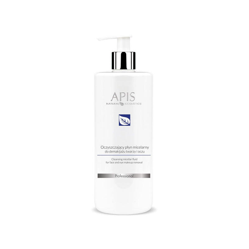 Apis cleansing micellar water for face and eye make-up removal 500ml - BVShop