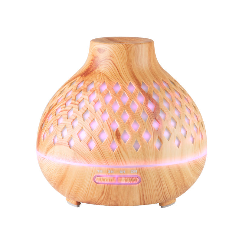Aroma diffuser spa air humidifier 10 light wood 400ml + timer - BVShop