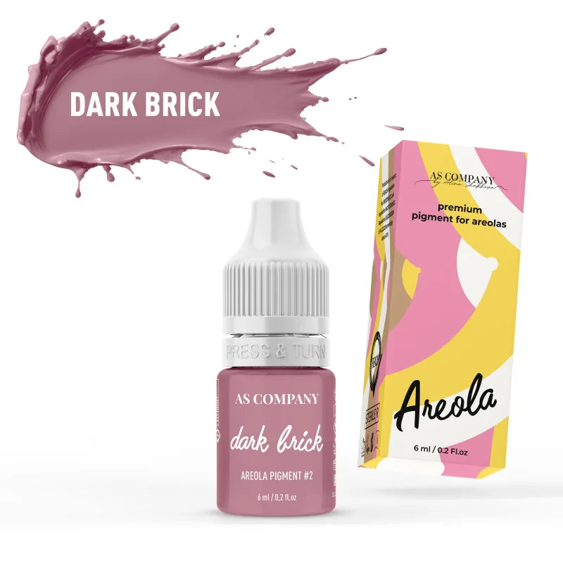 Conjunto de Pigmentos Híbridos para Areola AS COMPANY 6 × 6ml