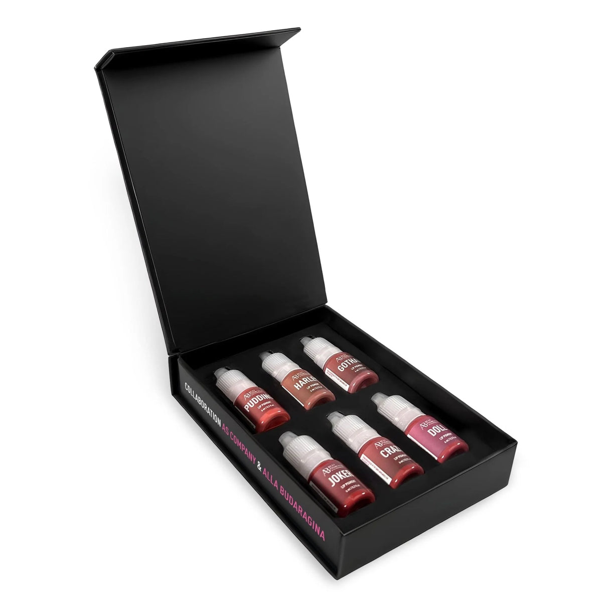 Lip Set HARLEY QUINN by AS Company & Alla Budaragina Hybrid 6pcs/6ml - BVShop