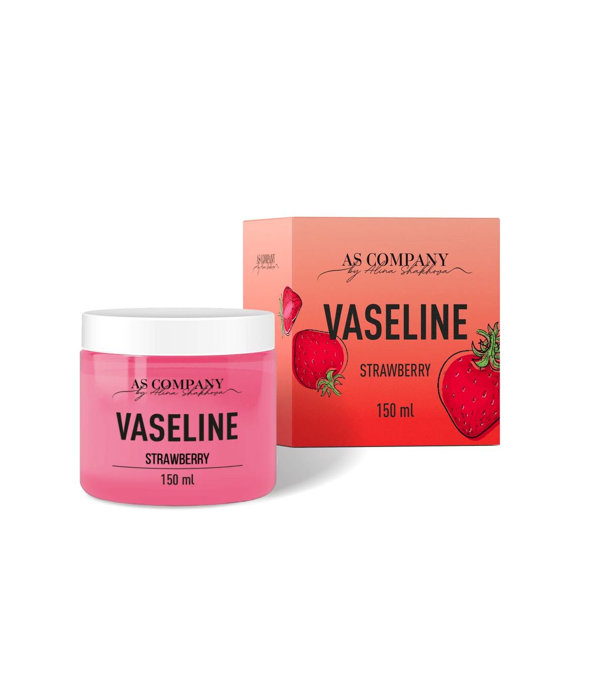 AS COMPANY Vaseline Strawberry 150ml - BVShop
