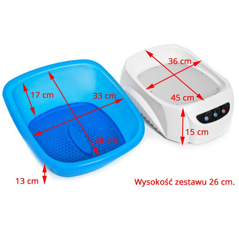 Azzurro paddling pool with massager - BVShop