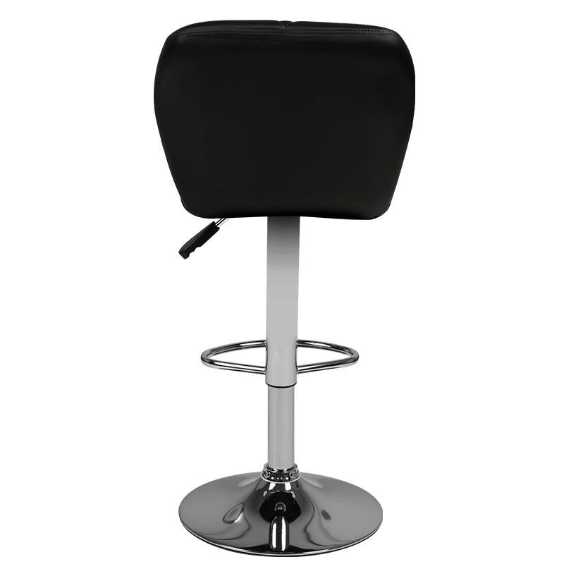 Bar stool m01 quilted adjustable black - BVShop