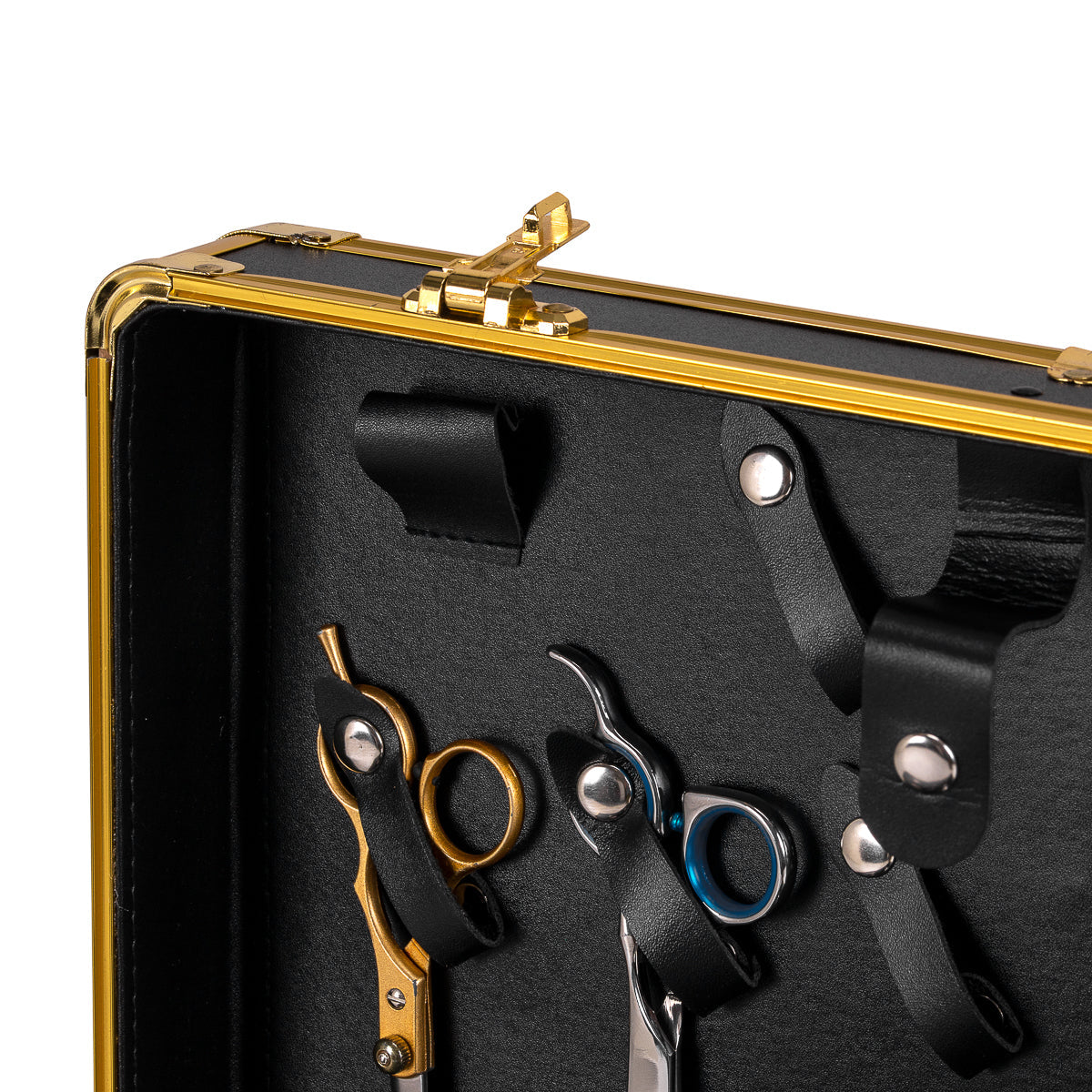 Barber case golden black - BVShop
