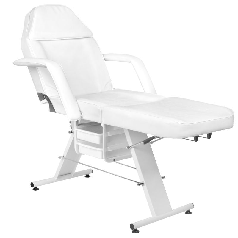 Basic 202 cosmetic chair with trays white - BVShop
