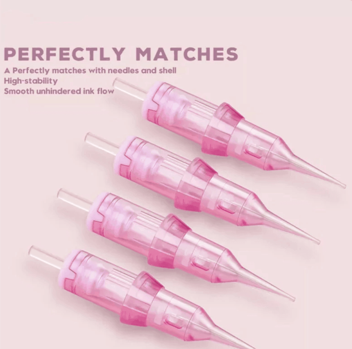 Biomaser Thunderload Power Pink Round Shader Cartridges - BVShop