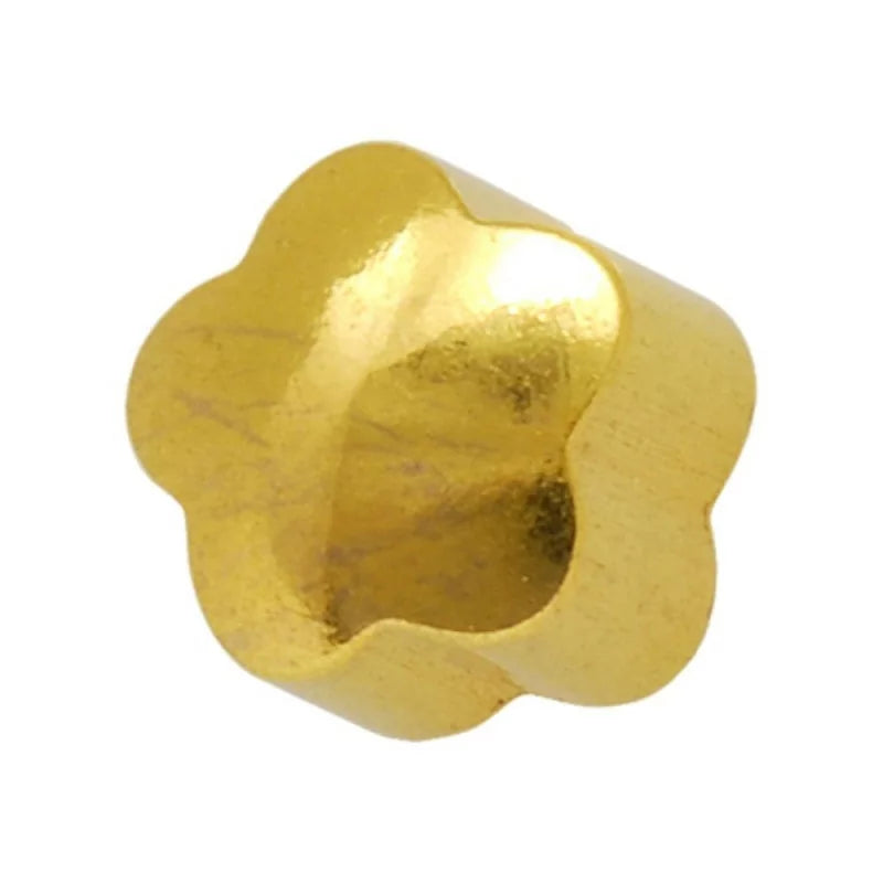 Pendientes con forma chapados en oro Caflon®