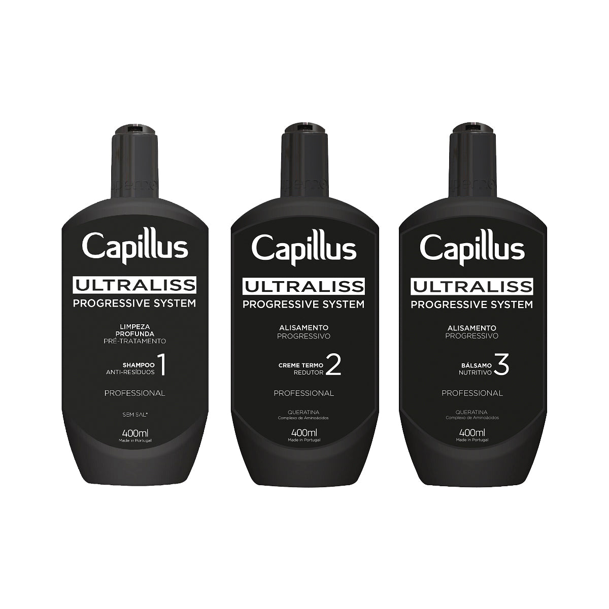Capillus Ultraliss Nanoplastia, set for the nanoplasty treatment, 3x400ml - BVShop