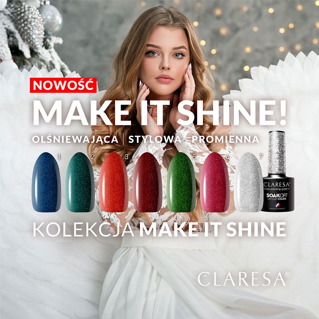 CLARESA Hybrid nail polish Make It Shine! 1-5g - BVShop