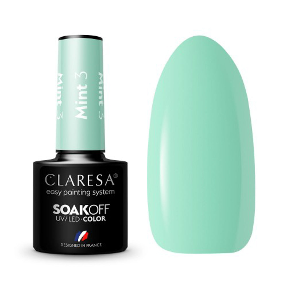 CLARESA Hybrid nail polish MINT 3 -5g - BVShop