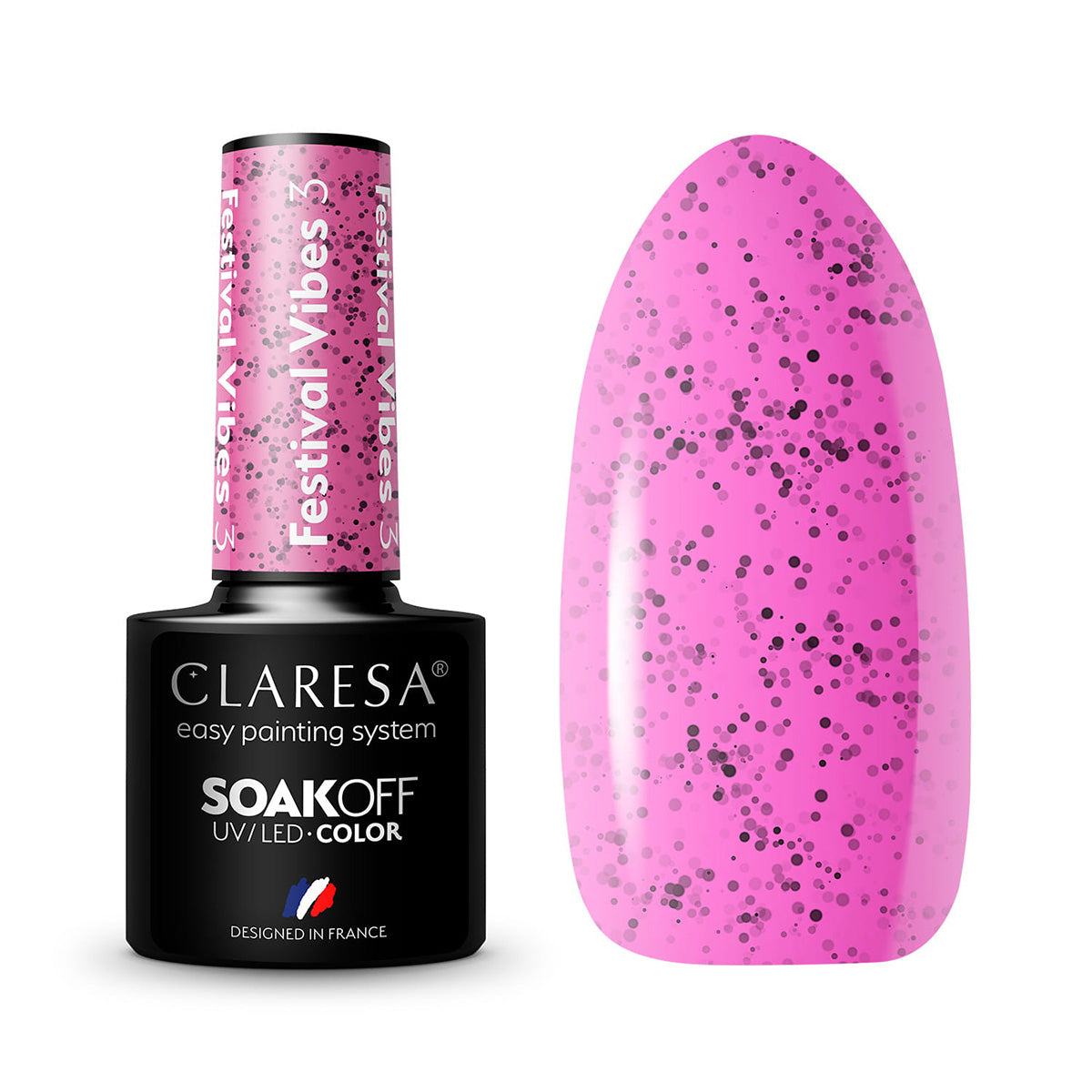 CLARESA Hybrid polish Festival Vibes 3 -5g - BVShop