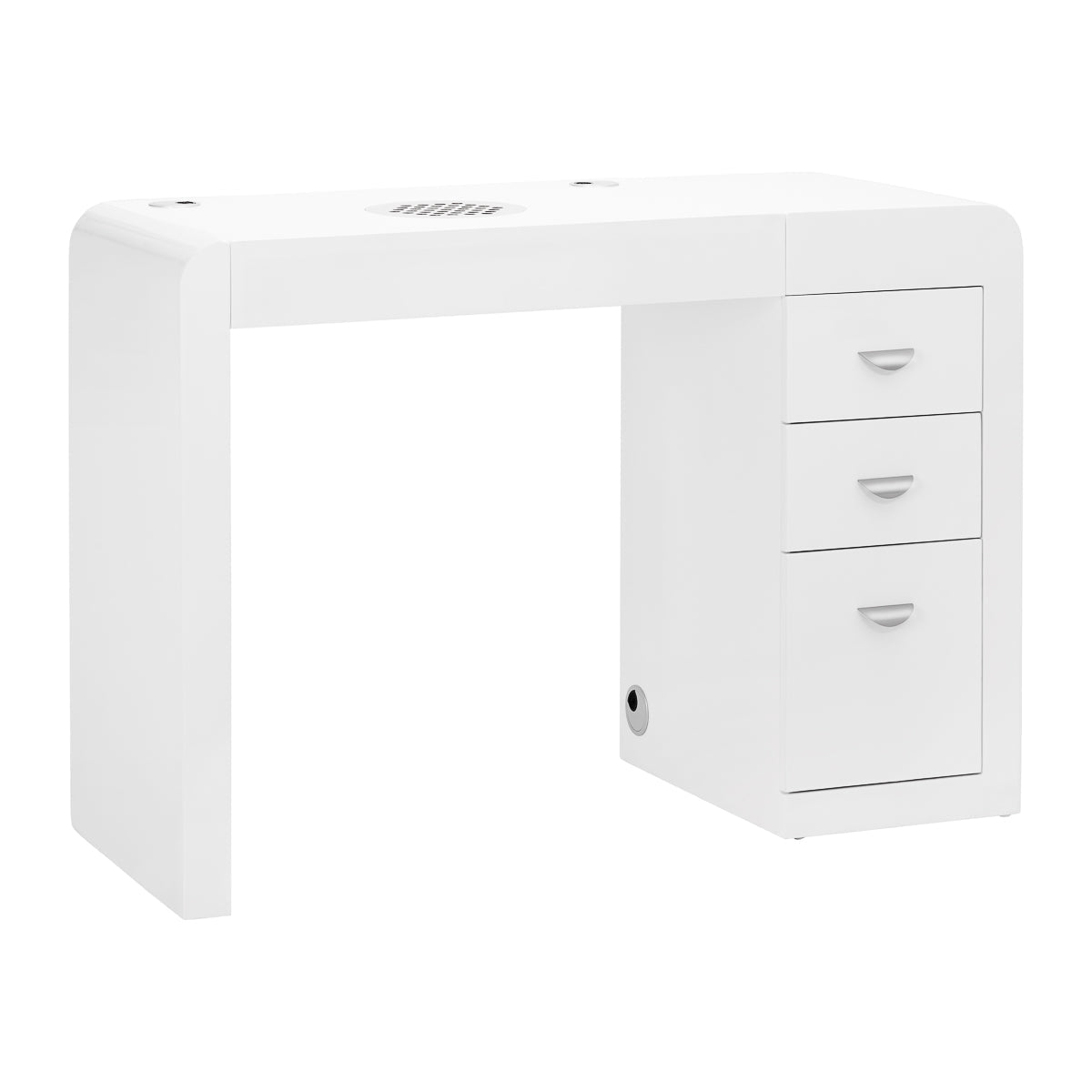 Cosmetic desk 312 white left - BVShop
