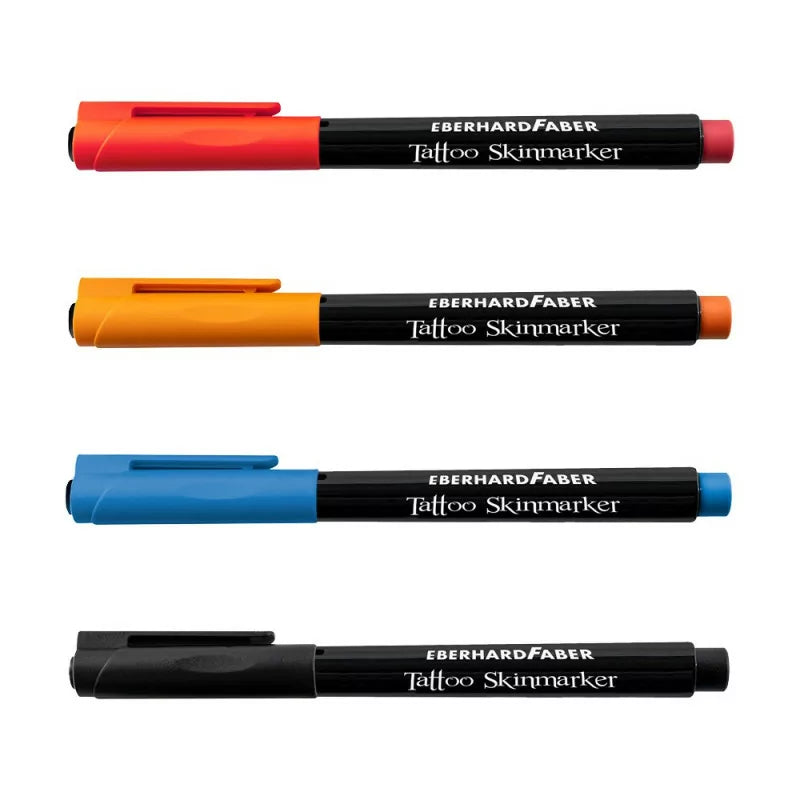 Eberhard Faber Tattoo Skinmarker Black/Blue/Pink/Orange - BVShop