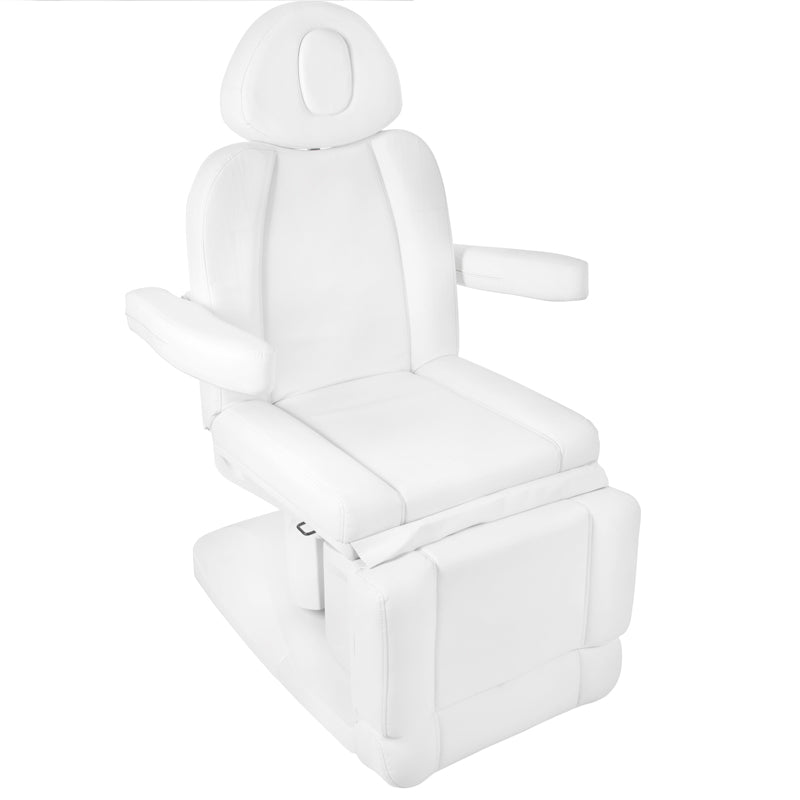 Electric cosmetic chair azzurro 708a 4 strong. white heated - BVShop