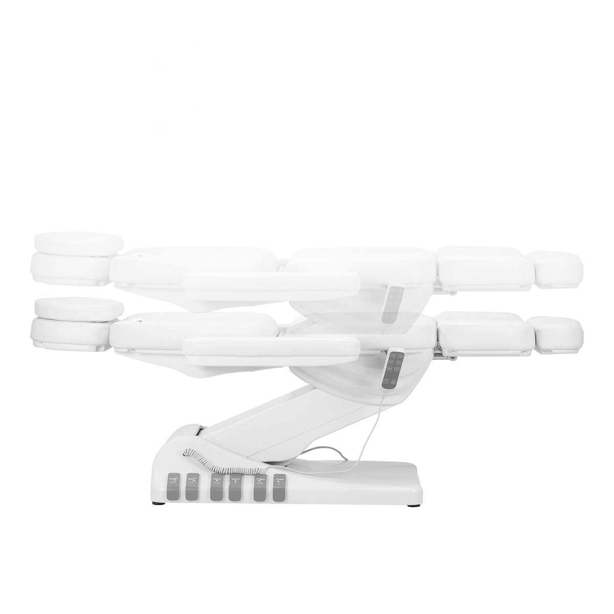 Electric cosmetic chair SILLON Luxury 3 motors white foot control - BVShop