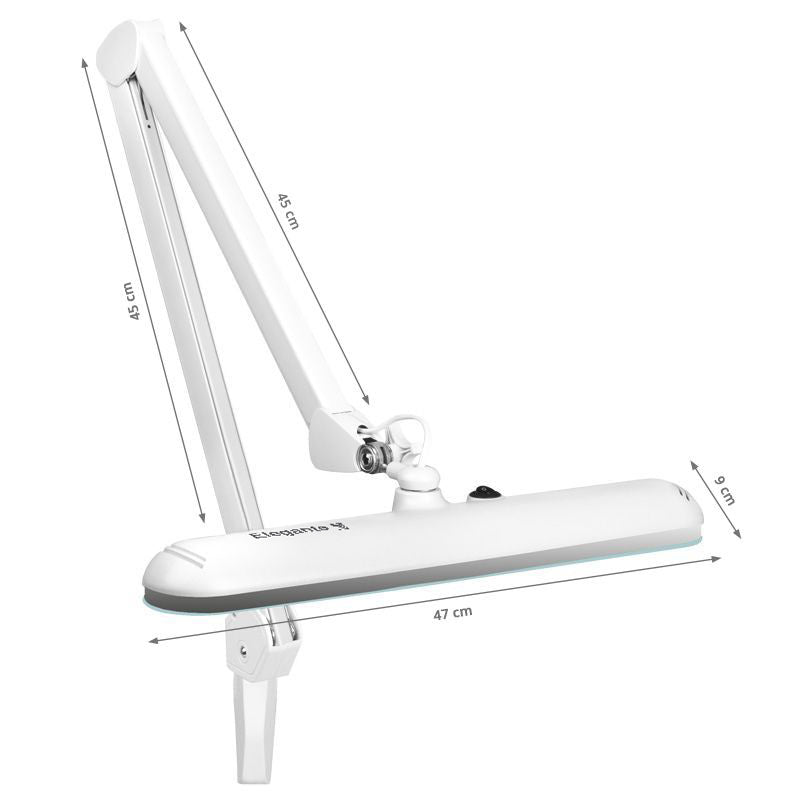 Elegant LED workshop lamp 801st standard white vise - BVShop