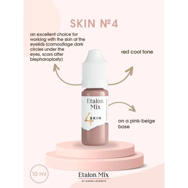 Set de Pigmentos para Piel Camuflaje Etalon Mix 6x5ml