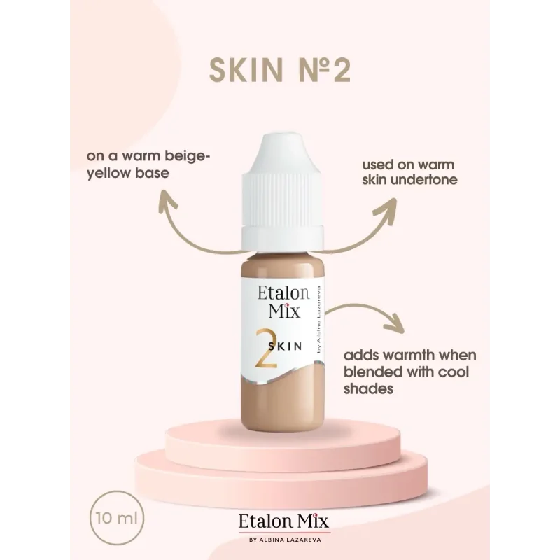 Set de Pigmentos para Piel Camuflaje Etalon Mix 6x5ml