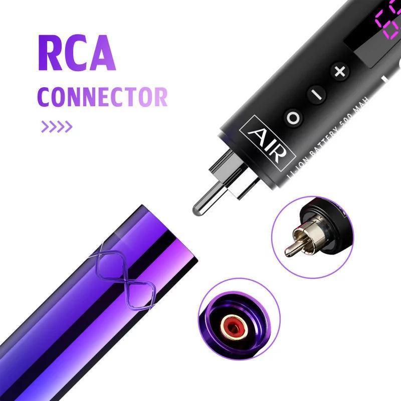 EZ Lola Air Wireless Tattoo And PMU Pen Black Power - Purple Gradient - BVShop