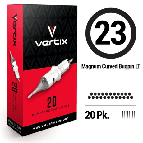 Vertix Tattoo Magnum Curved Bugpin Cartridges - BVShop