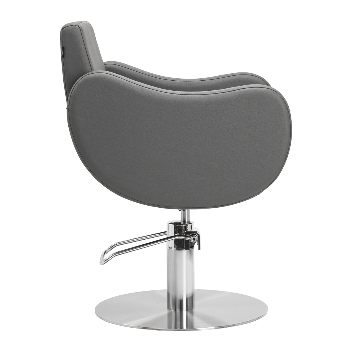 Gabbiano hairdressing chair Sewilla Gray INOX base - BVShop
