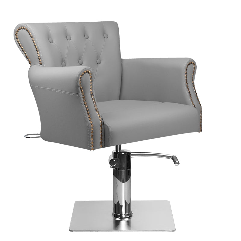 Hair system barber chair ber 8541 gray - BVShop