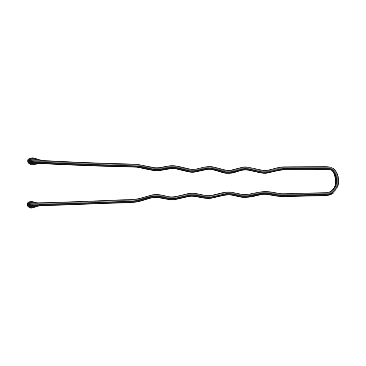 Hairdressing buns for hair e-65 300 pieces 6 cm black - BVShop