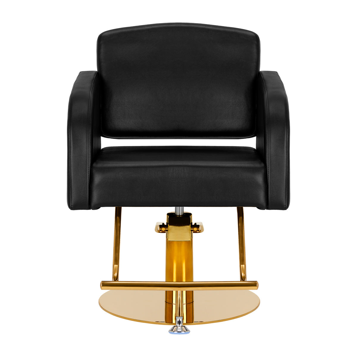 Hairdressing chair Gabbiano Turyn black gold - BVShop